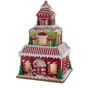 Kurt Adler 16.5-Inch Gingerbread House with LED Lights