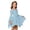 A-Light Blue, variant on Girls Casual off Shoulder Ruffled Dresses Pirate Dress Pirate Halloween Party Clothes Halloween for Girls Size 3-11 Years