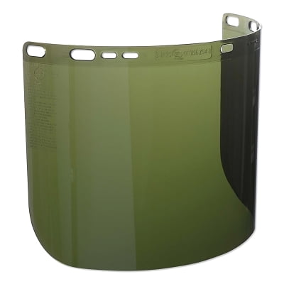 F50 Polycarbonate Special Face Shields, Iruv 3.0, D Shape, 8 In H X 15.5 In L | Bundle of 5 Each