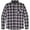 Grey/Black, variant on Mens Flannel Shirts Long Sleeve Big And Tall Heavy Shirt For Men