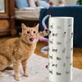 thumbnail image 7 of Mango Steam Round Cat Parade Umbrella Stand 22" Tall, White Metal, 7 of 7