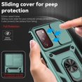 thumbnail image 4 of Cellular Phone Case for Samsung Galaxy S20 FE 5G, -Grade Drop Tested, HD Screen Protector,  Ring Holder Kickstand, Dark Green, 4 of 17