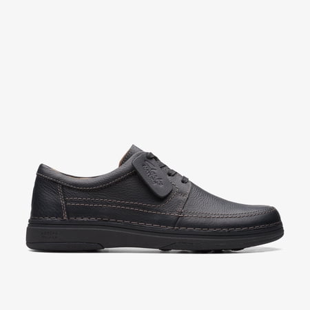 Clarks Mens Nature 5 Lo Black Leather Lace Up