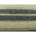 thumbnail image 3 of Plutus 12" x 20" By meadow Handmade Luxury Pillow in Navy and Cream, 3 of 3