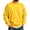 04# Yellow, variant on Men's Crewneck Sweatshirt Long Sleeve Fall Oversized Pullover Tops Loose Fit Athletic Comfy Basic Shirts Gray 3XL