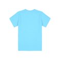 thumbnail image 4 of Lejafay Kids Boys Solid Color Short Sleeve Crewneck T-shirt Summer Casual Outdoor Sport Wear Tee Tops Sky Blue 140, 4 of 6