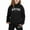 Black, variant on Piomll Outfits for Girls Sets Casual Winter Hooded Sweatshirt Ensemble Kids Outfits