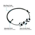 thumbnail image 4 of Unique Bargains Bracelets de Soccer, 20 Pcs Cadeaux de Soccer Bracelets Ajustables Noir Blanc, 4 of 6