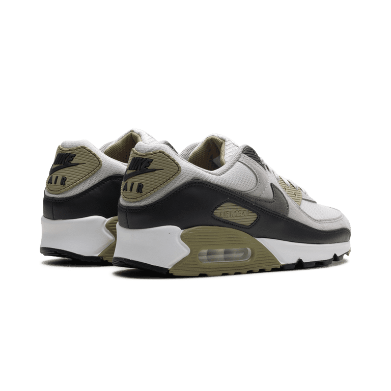 Nike Air Max 90 Mens Size 8.5 Grey Black Green Shoes Sneaker DM0029-011 Nike Air Max 90 Light Stone Grey Neutral Olive Shoes DM0029  main image 4