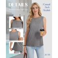 thumbnail image 3 of Remeras Musculosas GAYHAY para Mujer 3 Pack sin Mangas con Cuello Redondo, 3 of 5