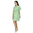 thumbnail image 3 of Bimba Women Wear Cotton Kaftan Dress Short Beach Cover Up Tunic Printed Caftan, 3 of 5
