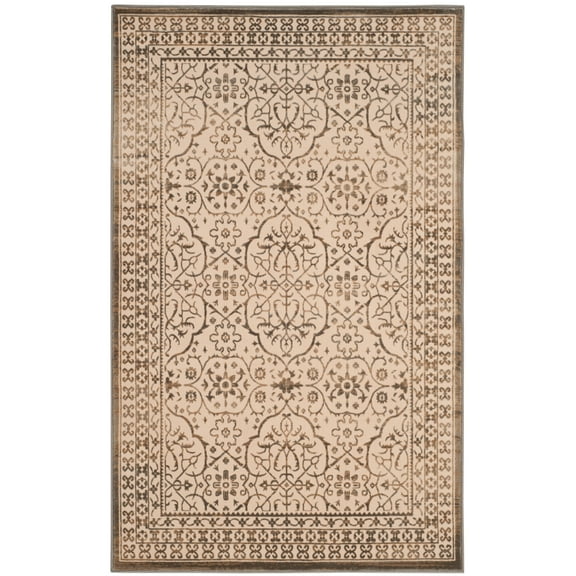 SAFAVIEH Brilliance Craig Oriental Area Rug, Cream/Bronze, 4' x 6'