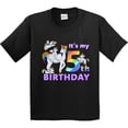 thumbnail image 3 of Inktastic It's My 5th Birthday Unicorn Youth T-Shirt, 3 of 5