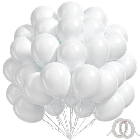 white Balloon Garland Arch Kit, Latex Party Decoration Balloons for Birthday, Wedding, Anniversary and Event Decor