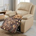 thumbnail image 3 of Kuiaobaty Highland Cow Print Quilted Reclining Sofa Slipcover, Camo Hunting Non Slip Armless Seat Cushion Cover, Breathable Washable Furniture Protector Perfect Gift for Family, 3 of 7