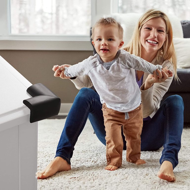 Table Corner Protectors for Baby Safety - Pre-Taped Sharp Corner