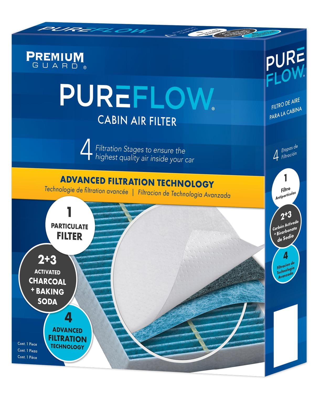 PG Cabin Air Filter PC99875X | Fits 2023-2025 Mercedes-Benz EQE 350 SUV, 2022-2025 EQS 450+, 2023-2025 EQE 350+, EQS 580 SUV, 2022-2025 EQS 580