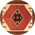 thumbnail image 1 of Ahgly Company Indoor Round Persian Orange Traditional Area Rugs, 8' Round, 1 of 1