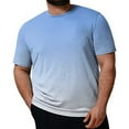 thumbnail image 2 of T Shirts for Men Short Sleeve Summer Tee Tops Mens T Shirt Plus Size Comfortable Soft Mens Plus Size T Shirt Top Short Sleeve, 2 of 5