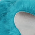 thumbnail image 6 of PiccoCasa Shaggy Area Rugs Fluffy Rug for Home, Blue 2.3ftx3ft, 6 of 8