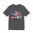 thumbnail image 4 of USA Flag Akita Inu Short Sleeve T-Shirt, 4 of 19