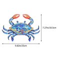 thumbnail image 2 of 1pc Wall Art Ornament Decorative Crab Design Hanging Pendant Wall Crab Decor, 2 of 4