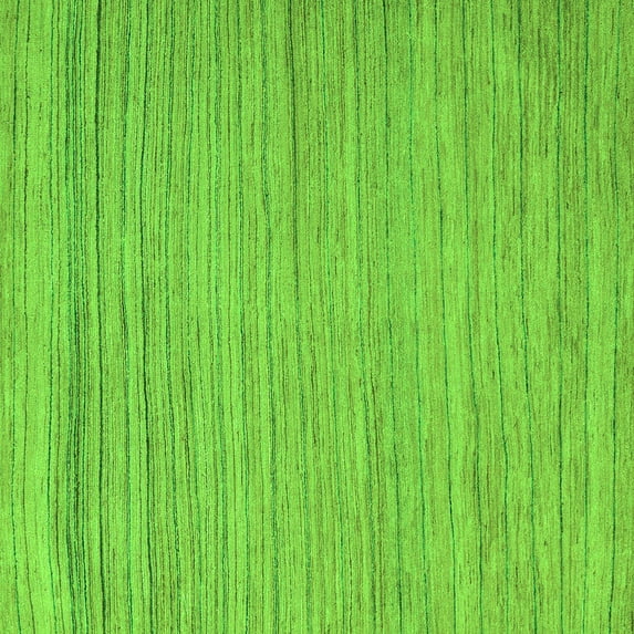 Ahgly Company Indoor Square Abstract Green Modern Area Rugs, 7' Square