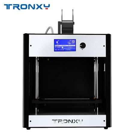 Tronxy C5 Desktop 3D Printer High Precision Dual Z Axis Rods with LCD Screen Printing Size 210*210*210mm Support TF Card USB (Best Printer For Screen Printing)