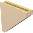 thumbnail image 5 of 3"W x 12"D x 12"H Thin Concord Rough Cedar Woodgrain TimberThane Corbel, Primed Tan, 5 of 6