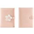 thumbnail image 3 of Tri-Fold Wallet Slim Coin Purse ID/Photo Card Holder 3D Floral Buckle (yellow), 3 of 5