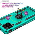 thumbnail image 3 of for Galaxy A42 5G Case,with HD Screen Protector,[Military Grade] Ring Car Mount Kickstand Hybrid Hard PC Soft TPU Shockproof Protective Case for Samsung Galaxy A42 5G (Teal), 3 of 12