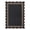 Black/Brown, variant on HIWEAVER Brown 2' x 6' Easy Jute Runner for Kitchen Non Slip Stain Resistant Scalloped Indoor Outdoor Throw Carpet Non Shedding Modern Geometric Mat for Hallway Outdoor Patio Rug