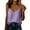 Purple(New&Fashion), variant on ZHYou No Boundrie Women's Linen Sleeveless Tank Tops Halter Neck Button Side Loose Fit Flowy Casual Summer Blouses for Women Hot Pink Size 2XL