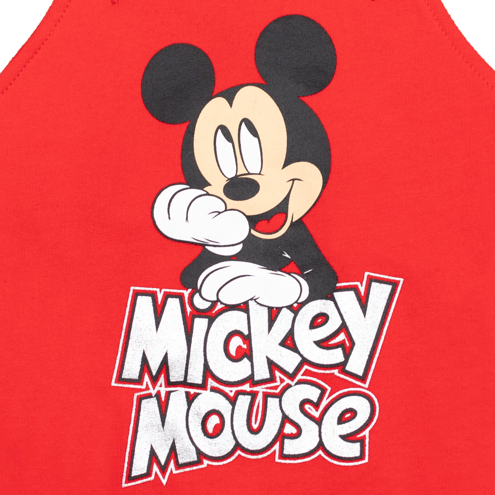 Disney Mickey Mouse Baby Boys' Tee and Shortall Set with Bucket Hat Mickey Mouse Red