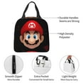 thumbnail image 5 of Saiise Mario Print Lunch Box for Men Women Adults Lunch Bag for Office Work Picnic - Reusable Portable Lunchbox, 5 of 8