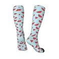 thumbnail image 4 of Balery Watermelon Printed Novelty Socks Men's Women's Crew Socks Sports Socks Knee High Socks Cotton Socks Quirky and Cool Socks, 4 of 9