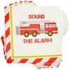 100Pcs Fire Fighter Truck Party Paper Napkins 6.5" for Tableware Decorations
