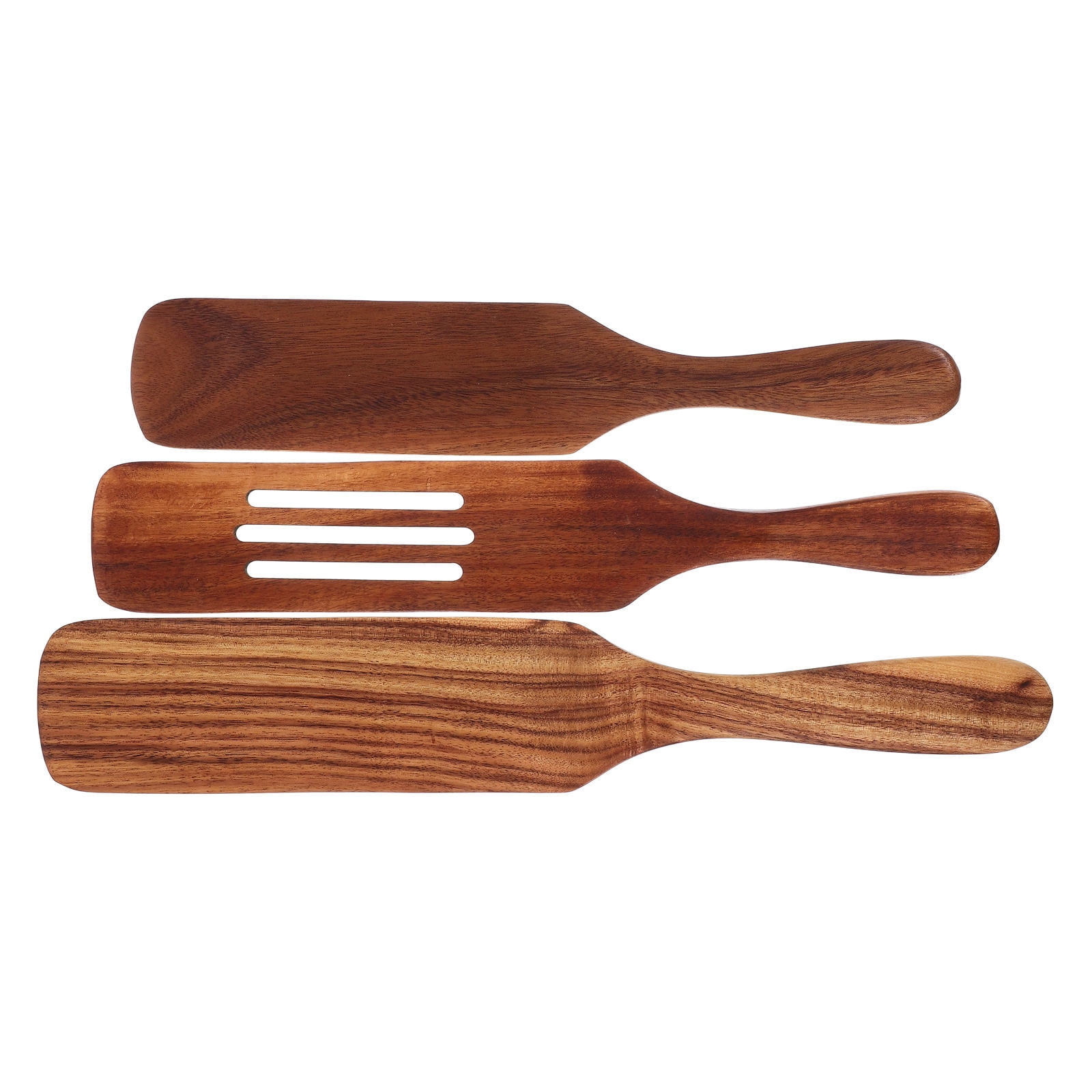 HEANUJJ 1Set Long Handle Wooden Cooking Set Heat Resistant Hygienic Kitchen Utensils