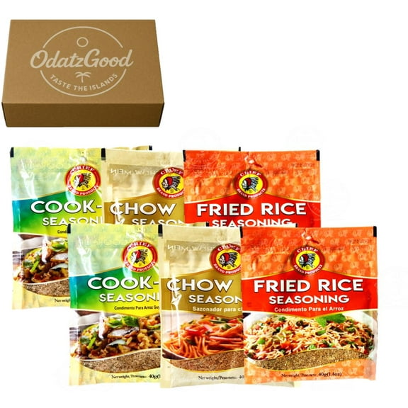 Chief Chow Mein, Cook Up & Fried Rice Seasoning 1.4oz (40g) 6-Pack – Product of Trinidad & Tobago – Curated & Packaged by ODatzGood