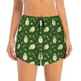 thumbnail image 2 of Goofa St. Patrick's day 6 Printed Women 2 in 1 Running Shorts,Quick Dry Athletic Workout Shorts,High Waisted Athletic Shorts with Liner Pockets-Small, 2 of 7