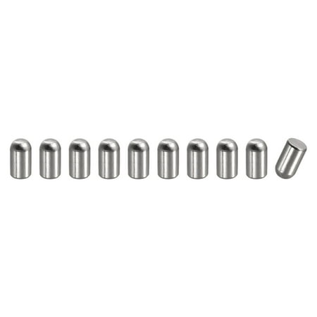 

5x6mm Dowel Pins 10 Pack Round Head Flat Chamfered End Dowel Pin