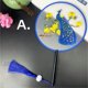 thumbnail image 5 of 1PC Chinese Style Products New Chinese Style Embroidery Fan Decoration Fans With Ancient Style Long Handle Tassel Chinese Clothing Cheongsam Dance Hand, 5 of 5