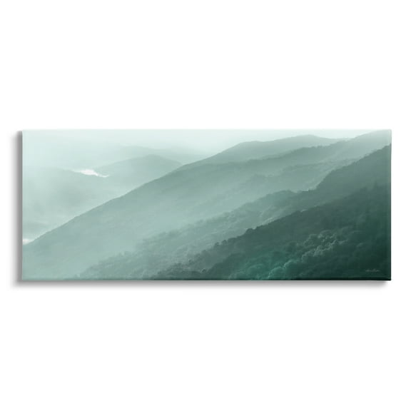 Stupell Obscure Aerial View Mountains Landscape Photography Gallery Wrapped Canvas Print Wall Art