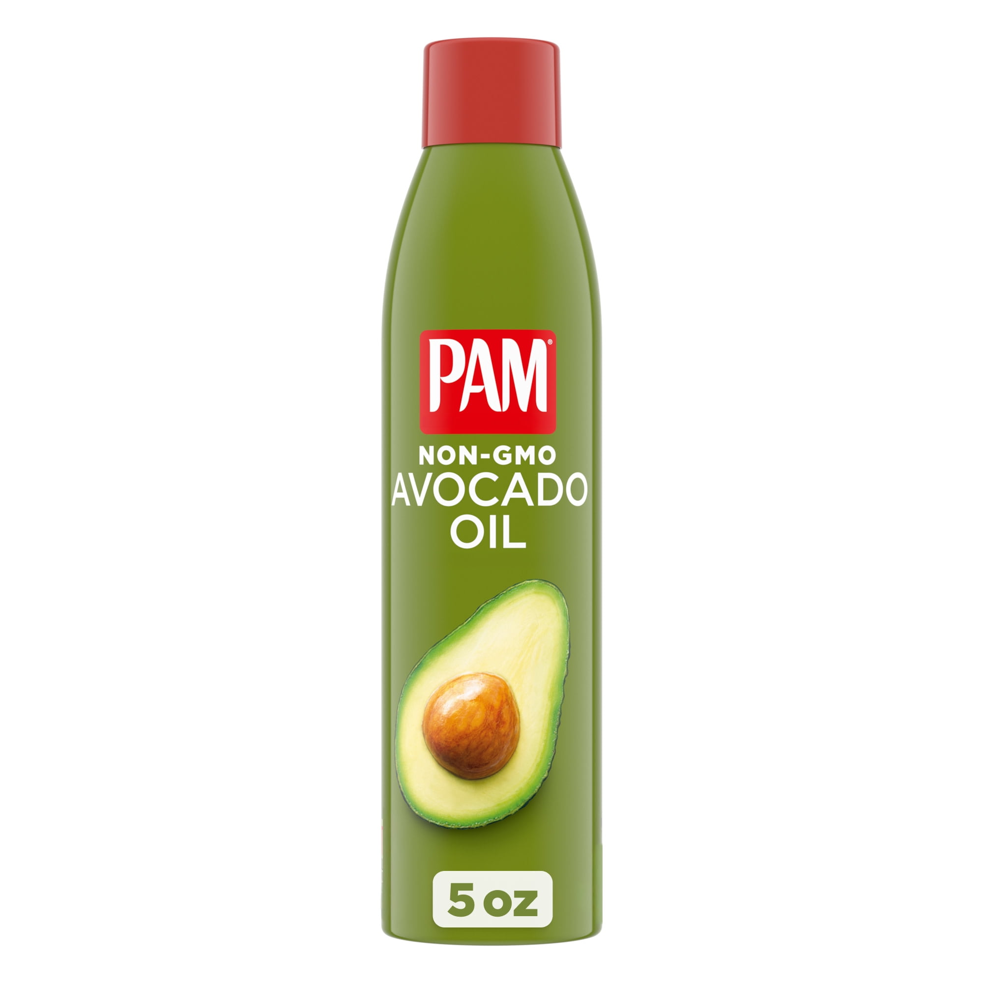(2 pack) PAM Non-GMO Non-Stick Cooking Spray, Avocado Oil, Great for Searing and Pan-frying, 5 oz.