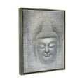 thumbnail image 4 of Stupell Industries Spiritual Buddha Face Abstract Painting Gray Floater Framed Canvas Art Print Wall Art, 25 x 31, 4 of 10