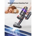 thumbnail image 5 of Buture VC90 Mattress Mite Removal Cordless Stick Vacuum Cleaner, 650W 65KPA Strong Suction, 60Mins Runtime for Carpets Pet Hairs Hard Floor, 5 of 10