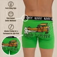 thumbnail image 6 of Lazy One Funny Boxer Briefs for Men, Underwear for Men, Farm, Airplane (Crop Duster, Large), 6 of 7