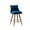 Blue, variant on Roundhill Furniture Elvara Set of 2 Button-Tufted Counter Stools with Nailhead Trim - Blue