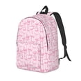 thumbnail image 1 of Easygdp Ribbon Bow Mochila de Lona Resistente para Laptop, Compatible con Laptops de 15 a 17 pulgadas, Ideal para Escuela, Trabajo y Viajes-Medium, 1 of 5
