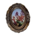 thumbnail image 4 of Siruishop Oval Photo Frame 4x5inch Handmade European Styled for Weddings Decor Elegant, 4 of 8